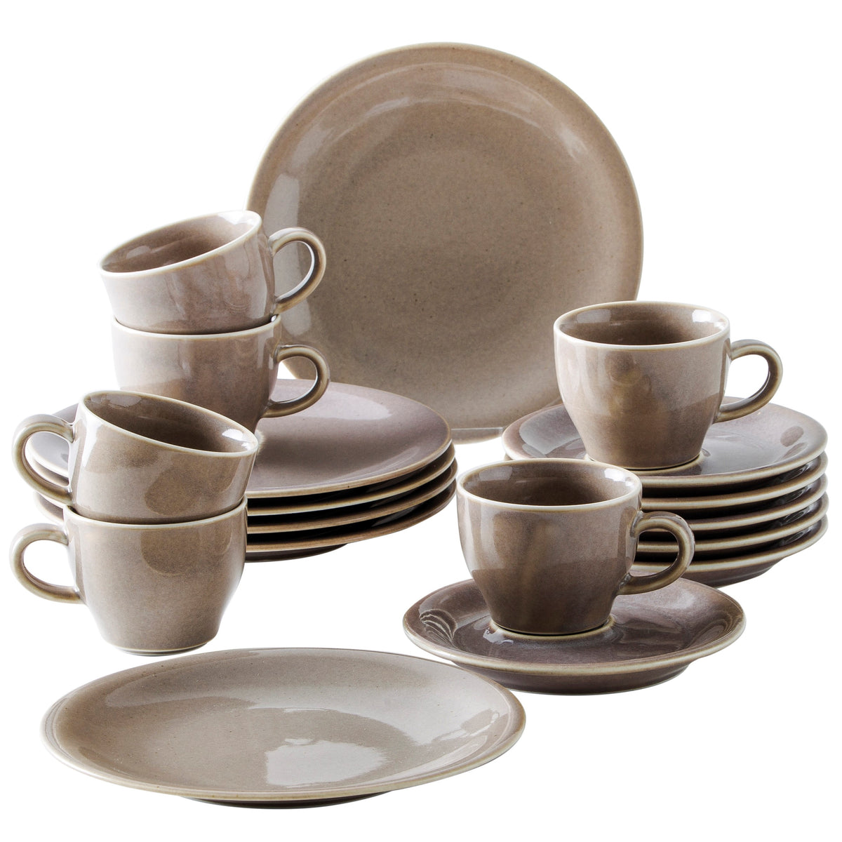 KAHLA Homestyle Kaffeeservice 18tlg. desert sand