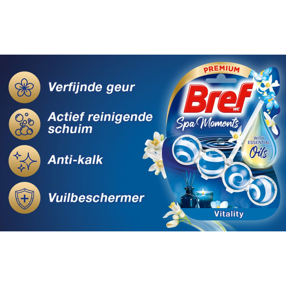 Bref Toiletblok Wellness Scents Vitality2 stuks