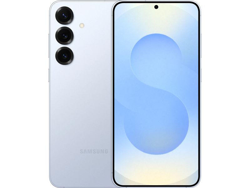 Samsung Galaxy S25  256 GB Icyblue Flagship-Smartphone mit dynamischem 1-120 Hz Display und fortschrittlichen AI-Funktionen