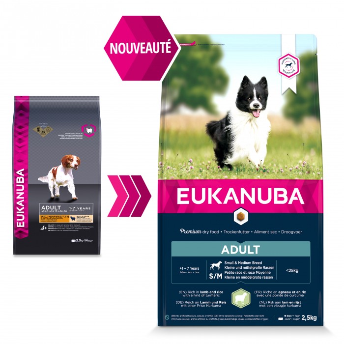 Eukanuba Adult Small & Medium Breed - Angeau et riz