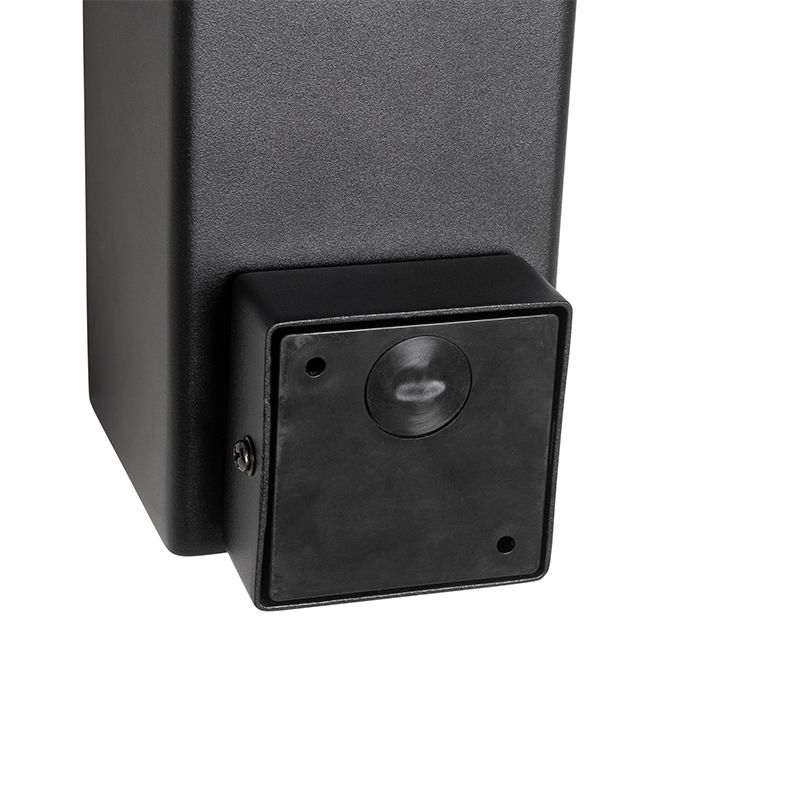 Buiten wandlamp zwart IP44 met bewegingsmelder - Denmark