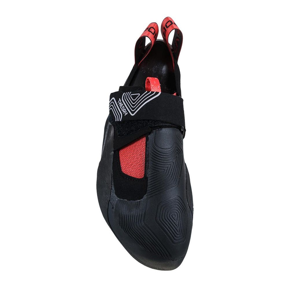 La Sportiva THEORY - Chaussons escalade Femme black/hibiscus