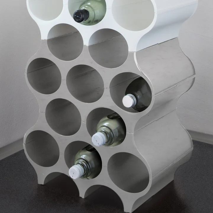 Koziol - Flaschenregal Set-Up, organic grey