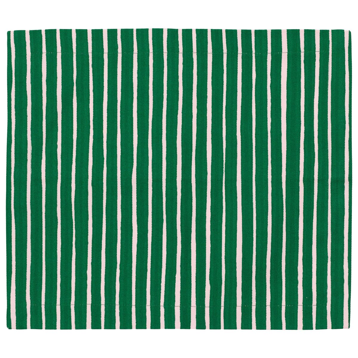 Piccolo dekkeserviett 35 x 40 cm, grønn/rosa