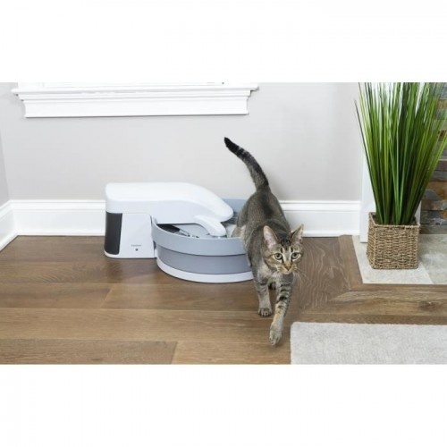 Caixa de areia automática branca Petsafe para gatos