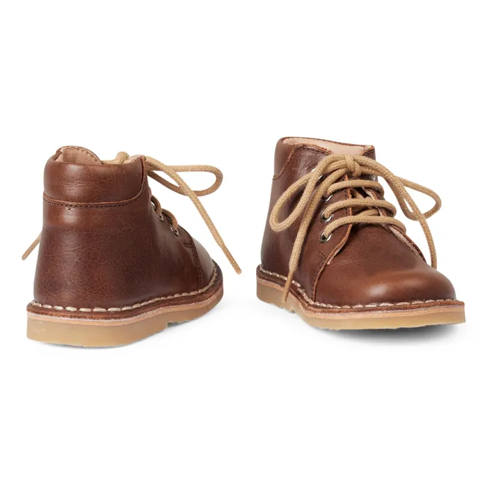 Petit Nord Boots à Lacets Classic | Marron