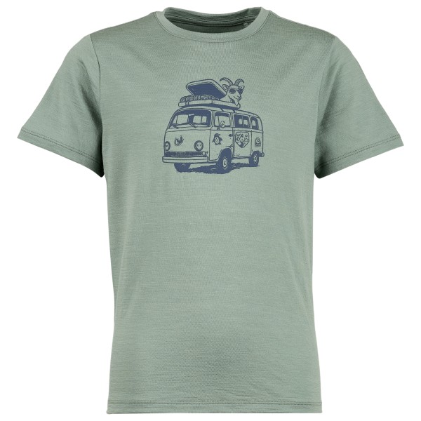 Stoic - Kids Merino155 LaholmSt. Print T-Shirt - Haut en mérinos
