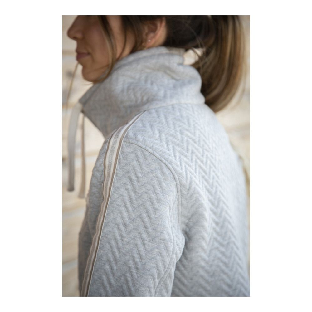 Pénélope PEPITA - Sweat Femme gris