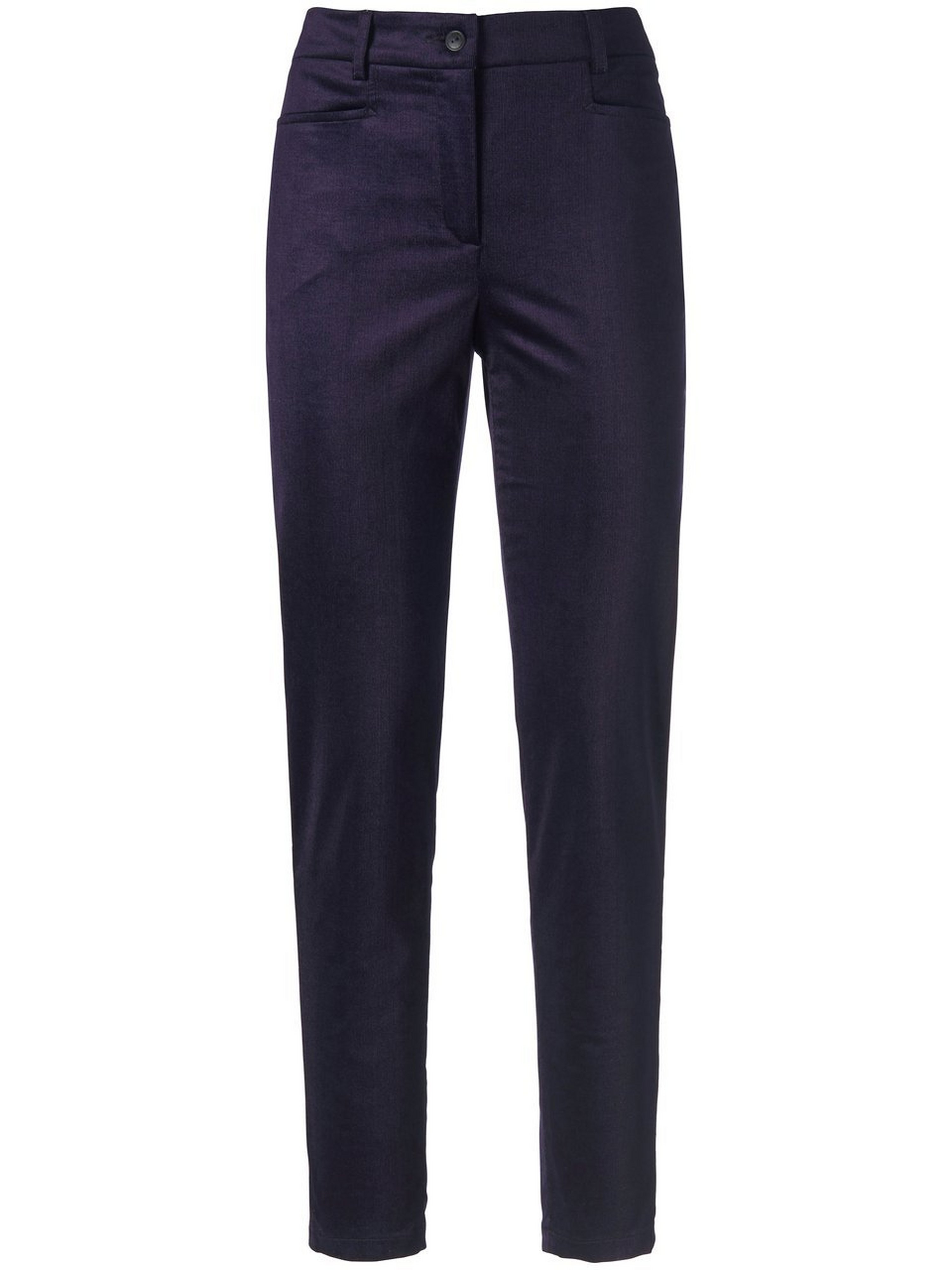 Slim Fit-Feincord-Hose