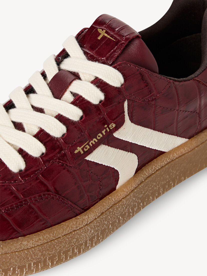 Leren Sneaker - rood