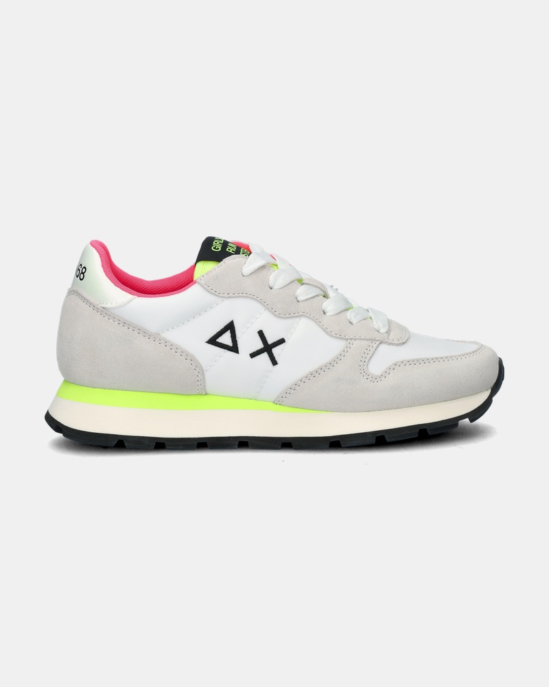 Sun 68 Ally Solid Nylon Lage sneakers  - wit
