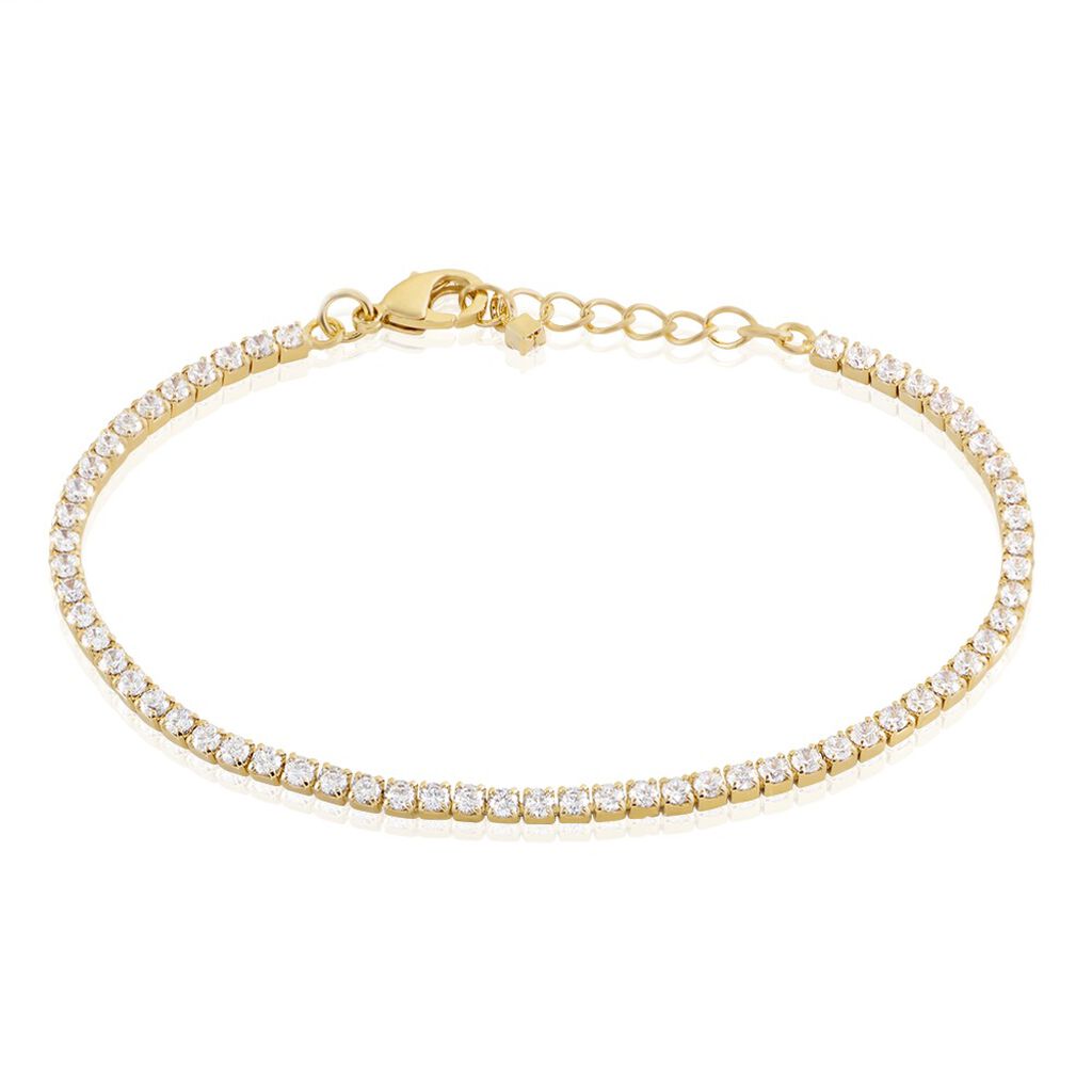 Bracelet Plaqué Or Zoelia Oxydes De Zirconium