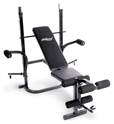 Banc de musculation multifonction inclinable dossier réglable butterfly fixation jambes support haltères charge max 255 kg station banc d haltérophilie complet fitness 01_0000198