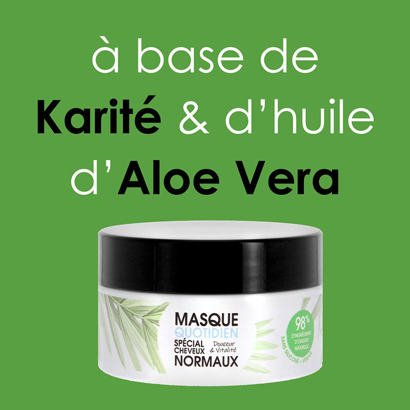 Masque quotidien cheveux normaux Gamme Nature