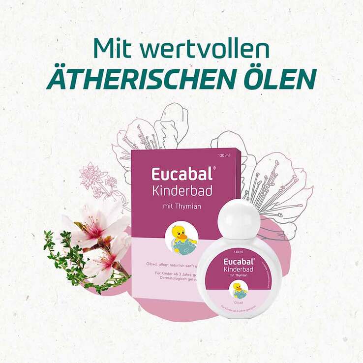 Eucabal Kinderbad mit Thymian, 130 ml