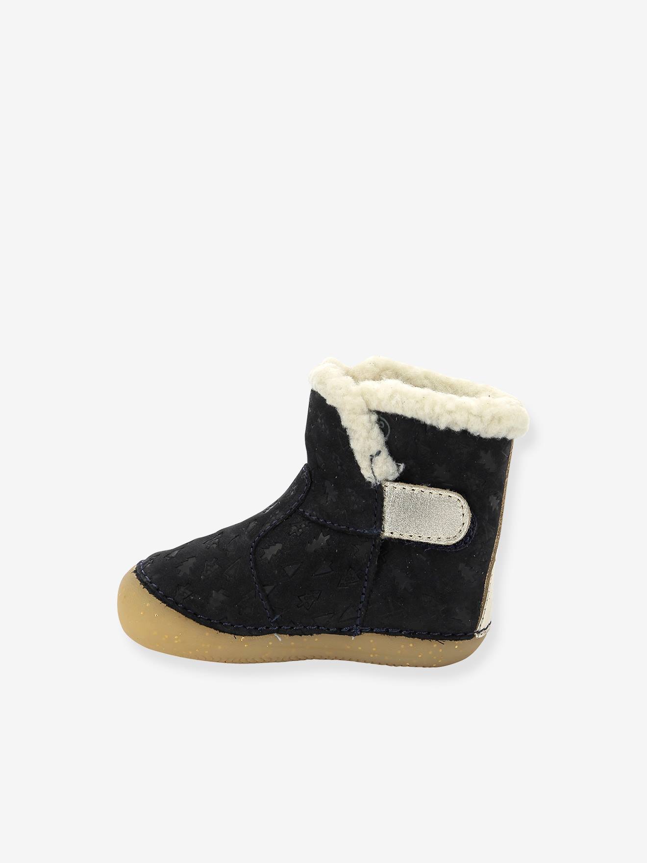 Botinhas So Windy KICKERS® First Steps, Bege Bebê