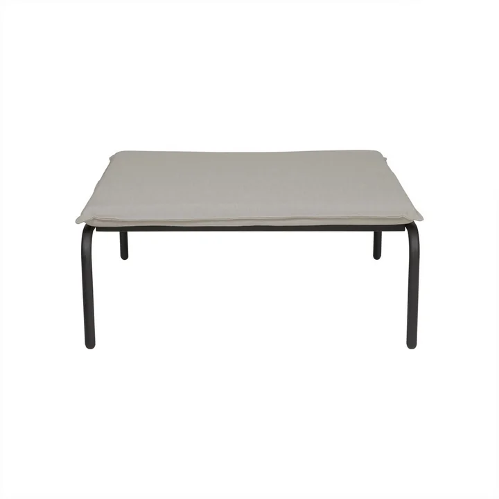 OYOY - Furi Outdoor Lounge Hocker, beige / schwarz