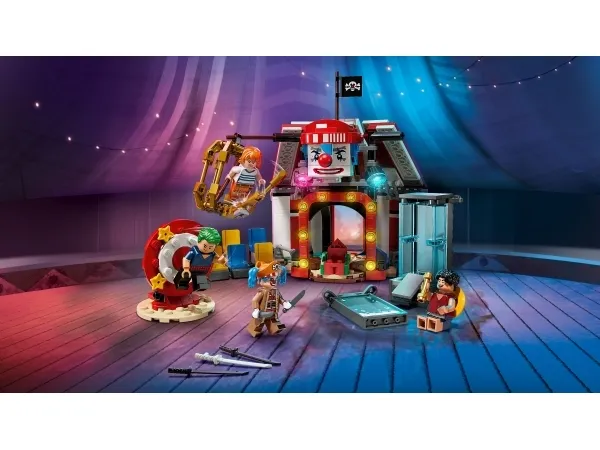 LEGO ONE PIECE 75637 Klovnen Buggys cirkustelt