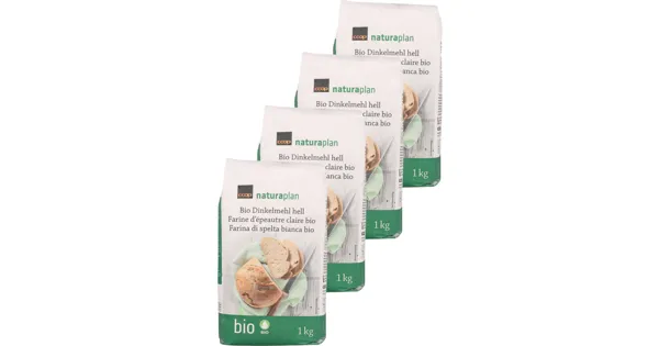 Naturaplan Dinkelmehl hell 4x1kg