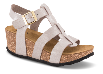 B&CO Damesandal med hæl Beige 813-022