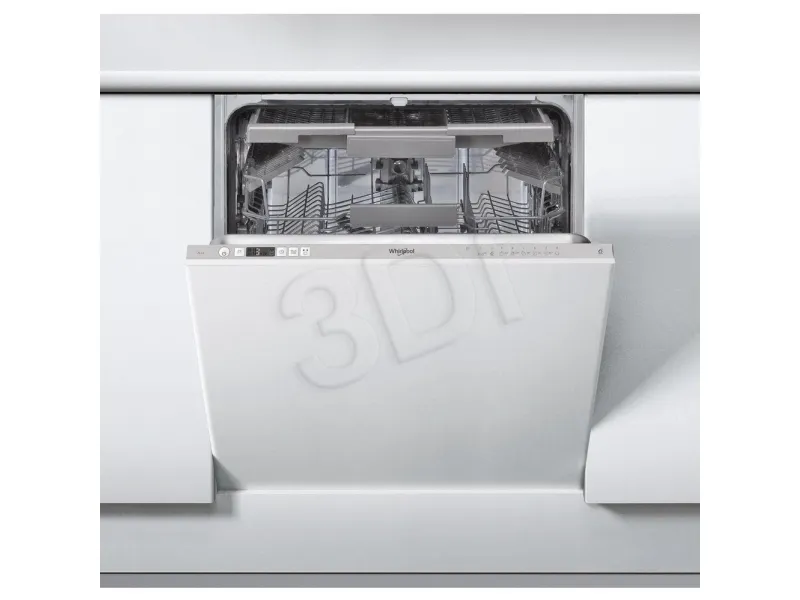 WHIRLPOOL WIC 3C26 F - Opvaskemaskine - Sølv