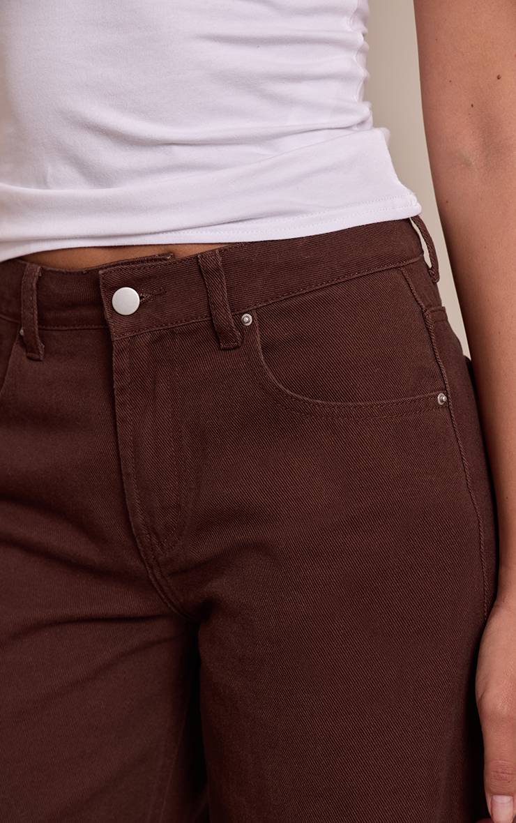 Chocolat Jean Barrel Taille Basse Bleu Moyen