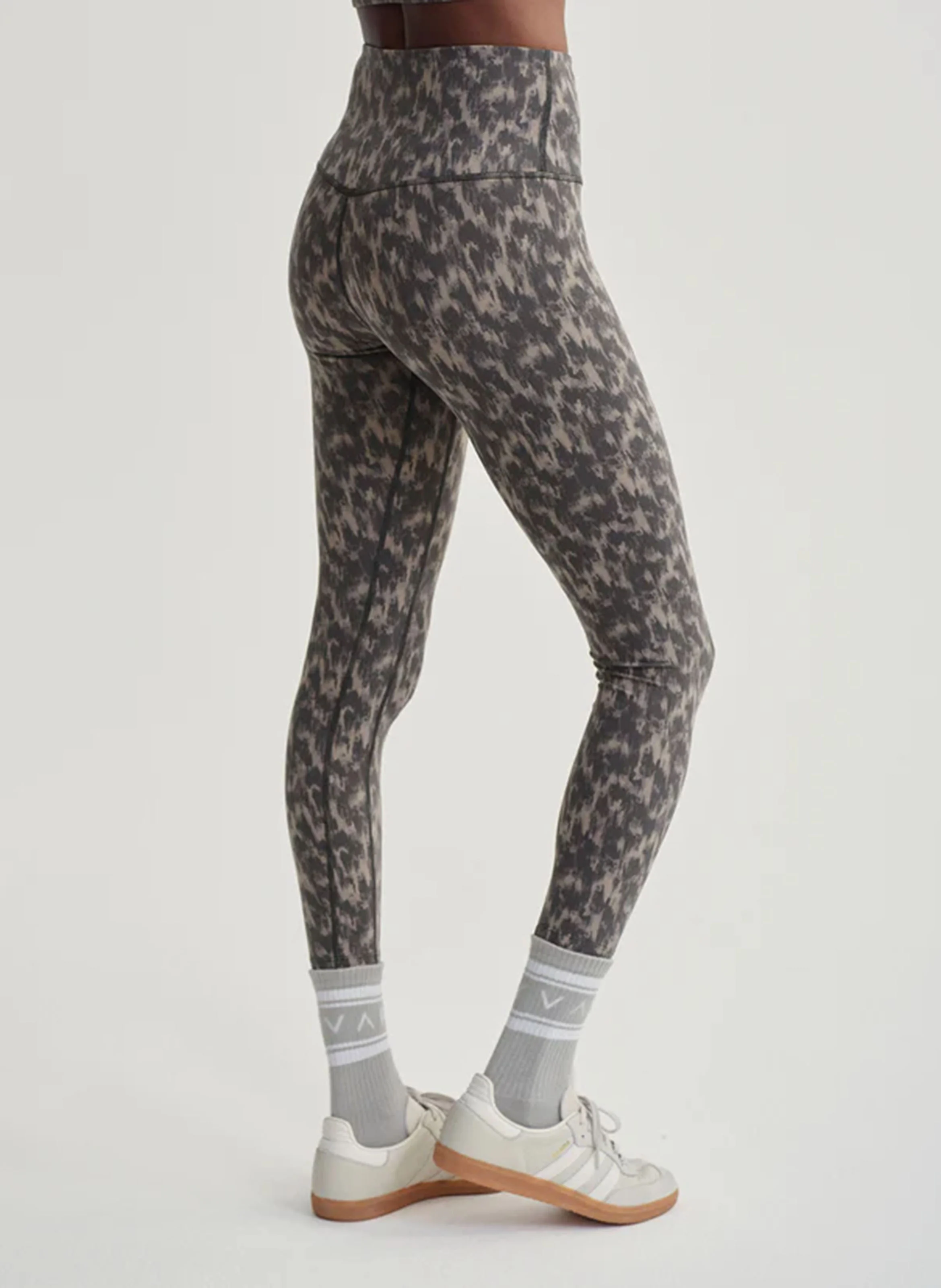 LET'S MOVE - Legging taille haute imprimé | Gris