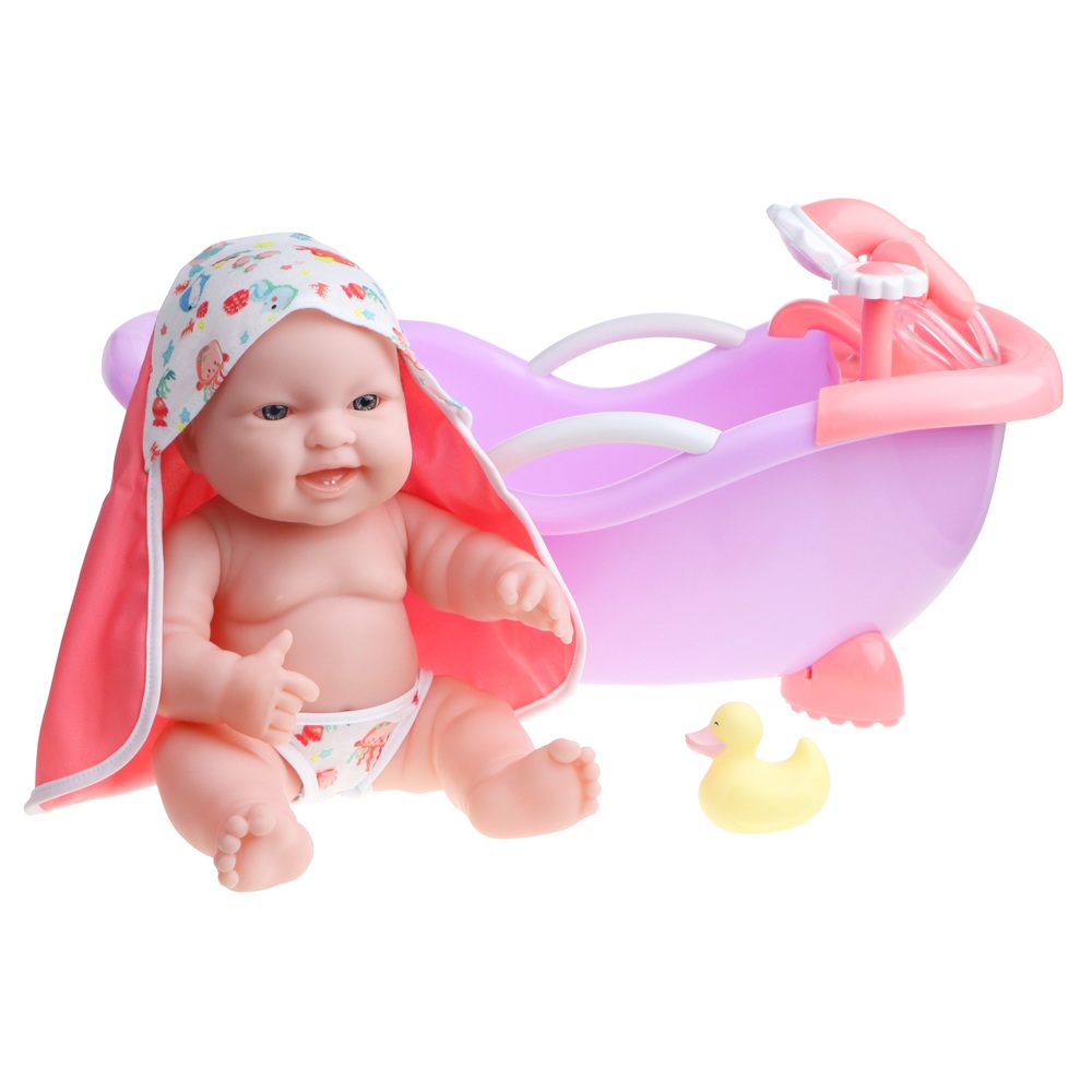 Vieles, was man an einem Baby mit Badewanne lieben kann