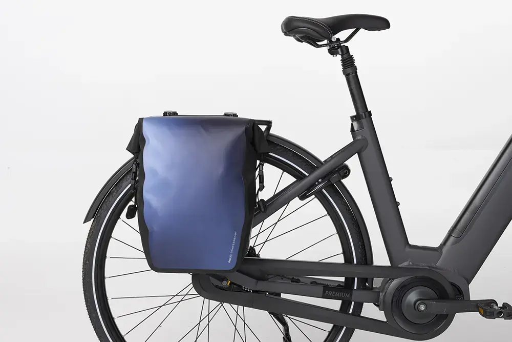 AGU Clean Single Shelter Click'nGo Medium Fietstas Blauw