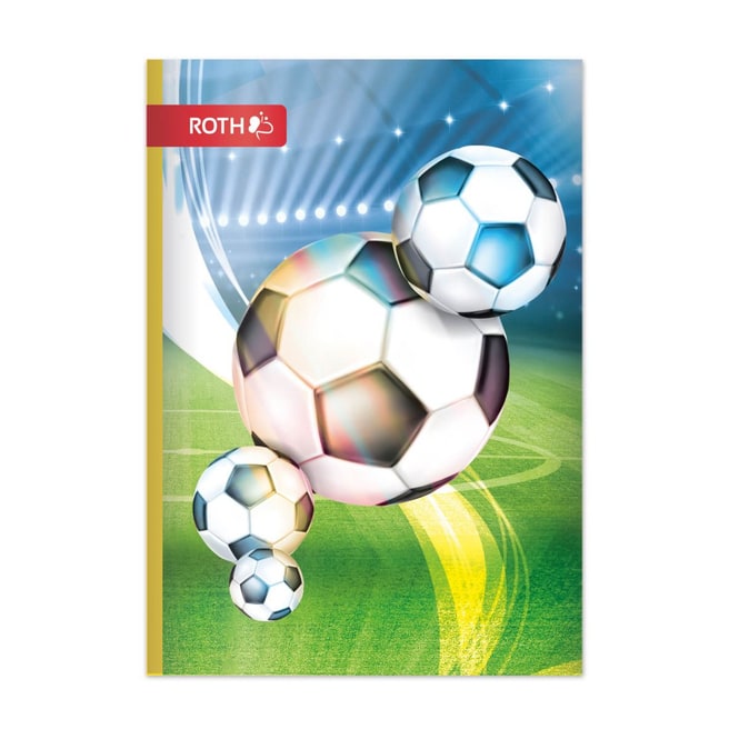 Oktavheft - Muttiheft/Vatiheft - Motiv Fußball - DIN A6