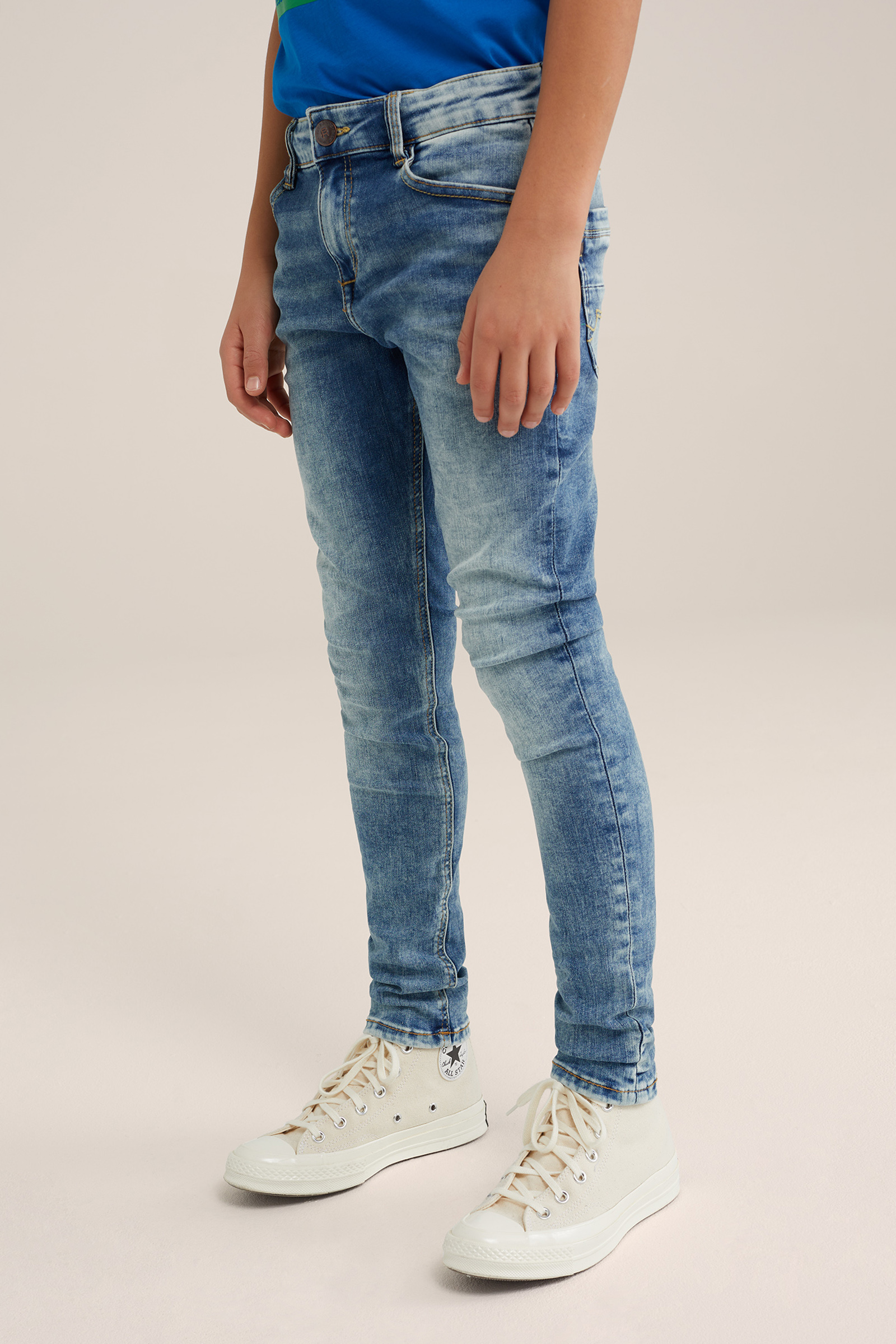 Jongens skinny fit jeans met stretch Blue Ridge Lichtblauw