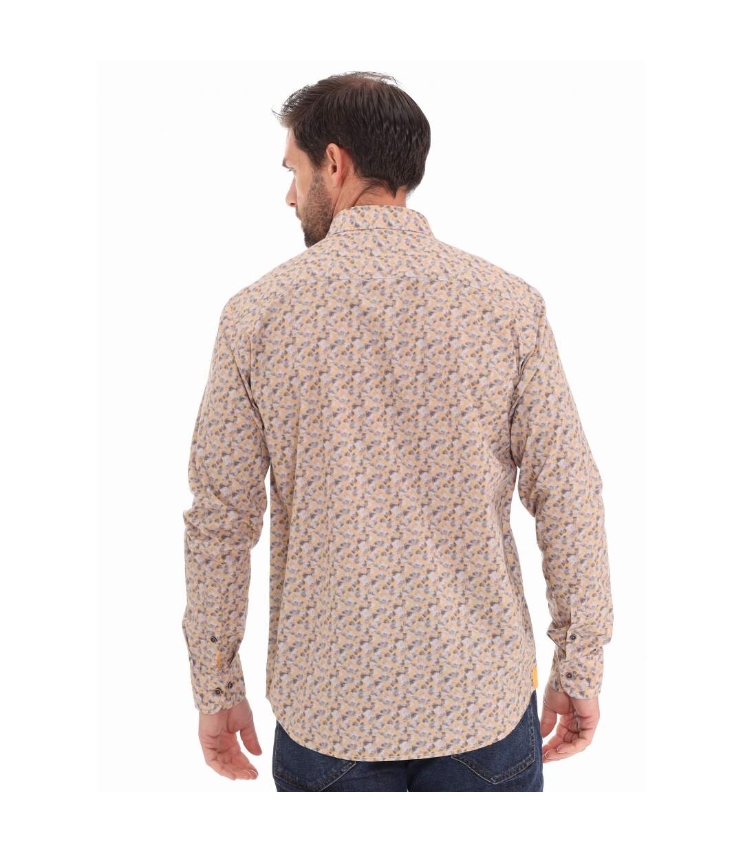 Chemise imprimée col boutonné