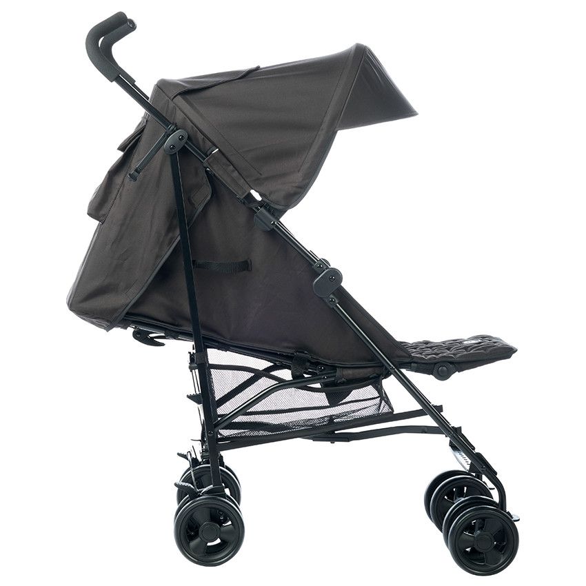 Poussette canne inclinable AVA - Noir - Ecru