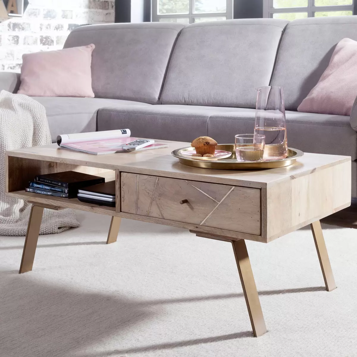 Couchtisch Versailles Braun
