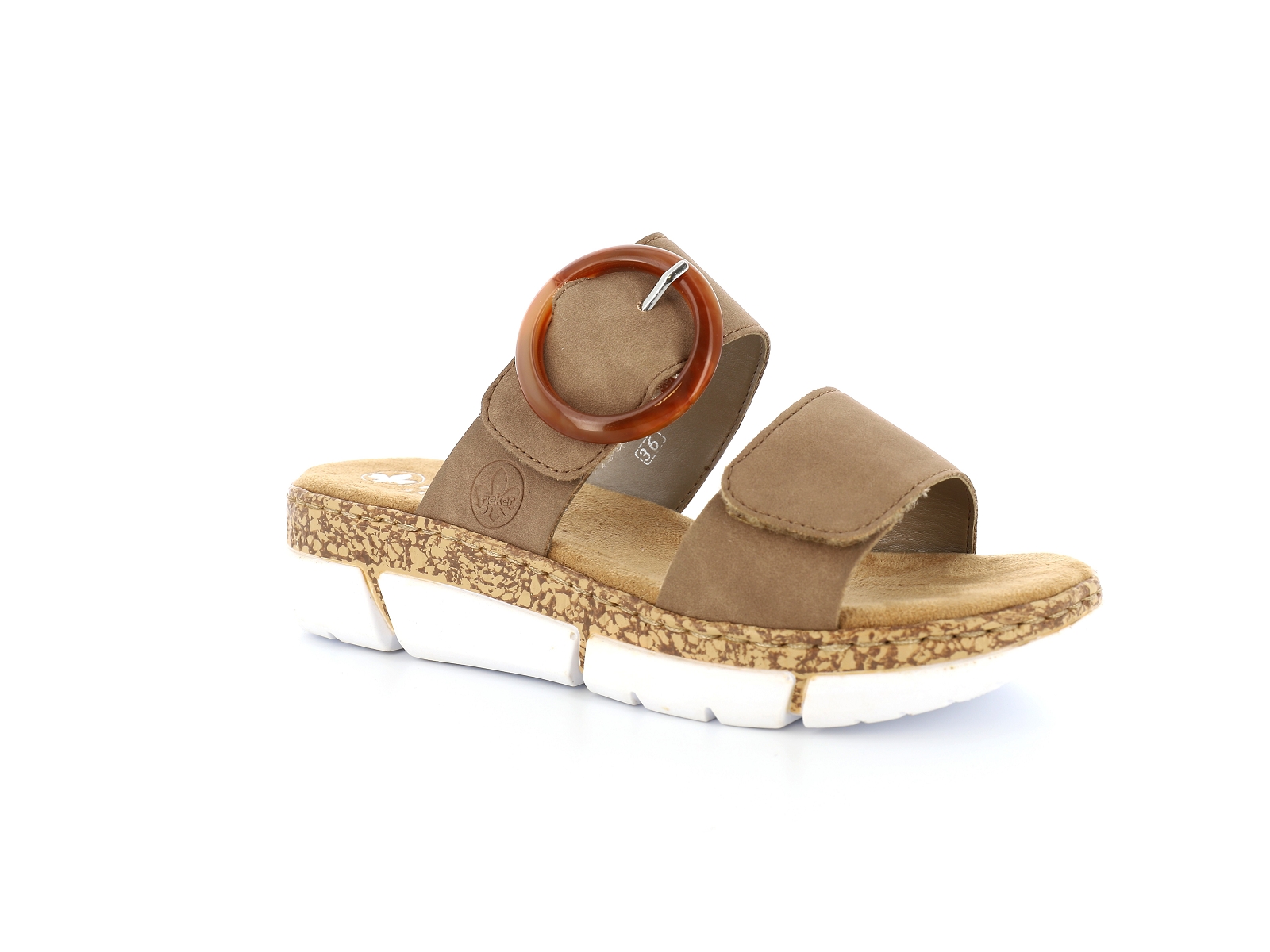 Rieker-V2392 Synthétique Beige Foncé