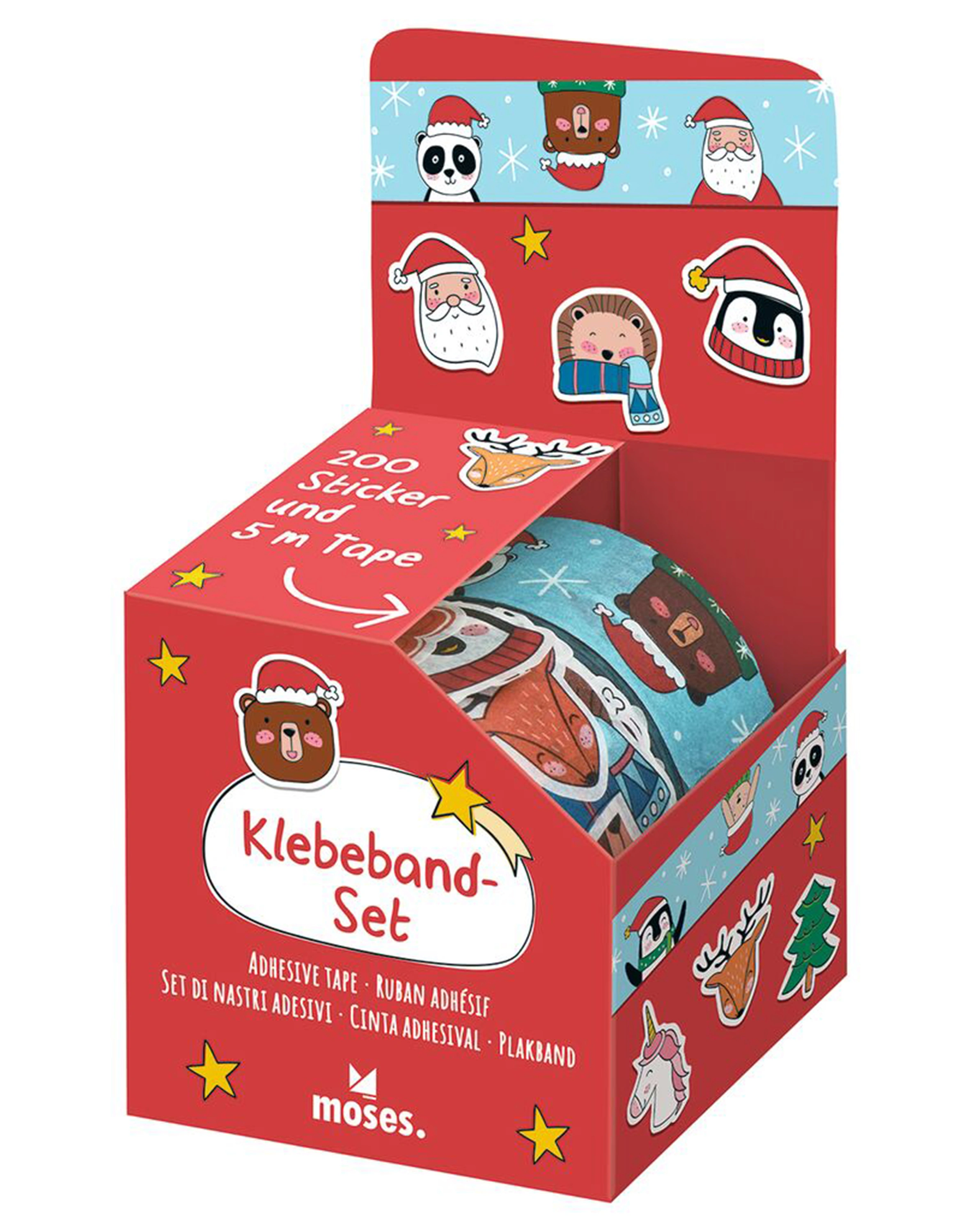 Klebeband-Set WEIHNACHTSFREUNDE 2-teilig