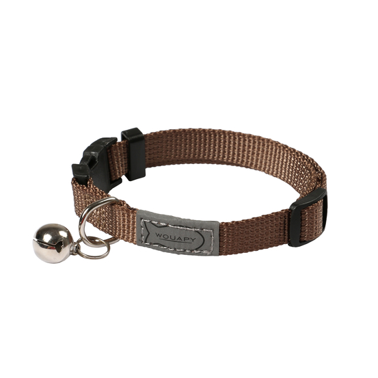 Collier basic line taupe pour chat