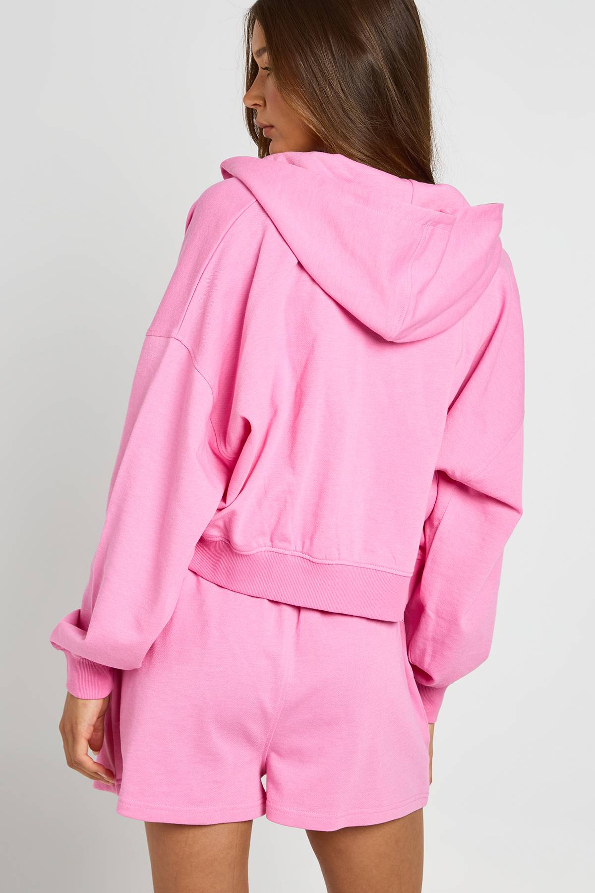 boohoo Sweat À Casynthétiqueche Court Boxy Avec Fermeture Éclair