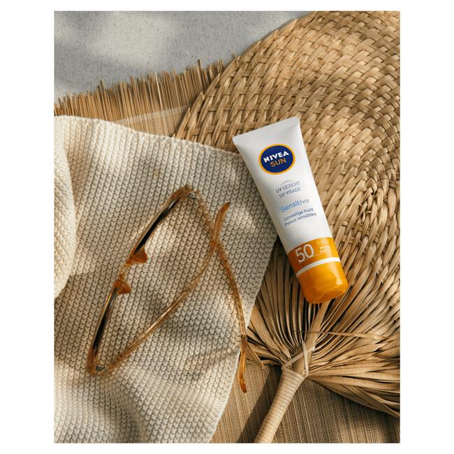 NIVEA SUN Gezichtszonnecrème Sensitive SPF 50 50 ML