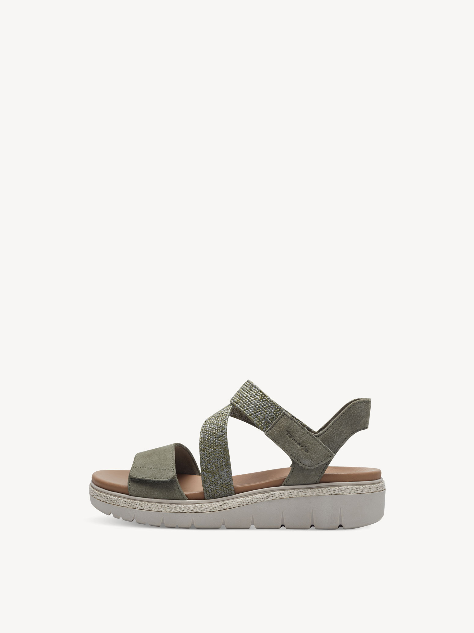 Leren Sandaaltje - groen