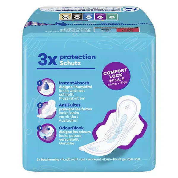 Absorventes higiênicos Always Ultra Long Plus com abas, pacote com 12 unidades