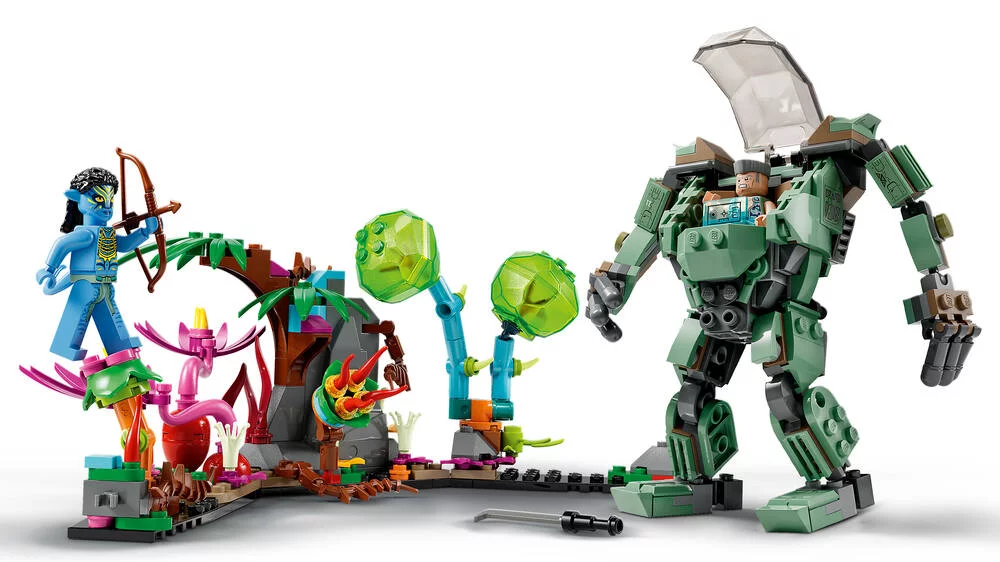 LEGO® AVATAR 75571 NEYTIRI ET LE THANATOR VX QUARITCH DANS L'EXOSQUELETTE AMP