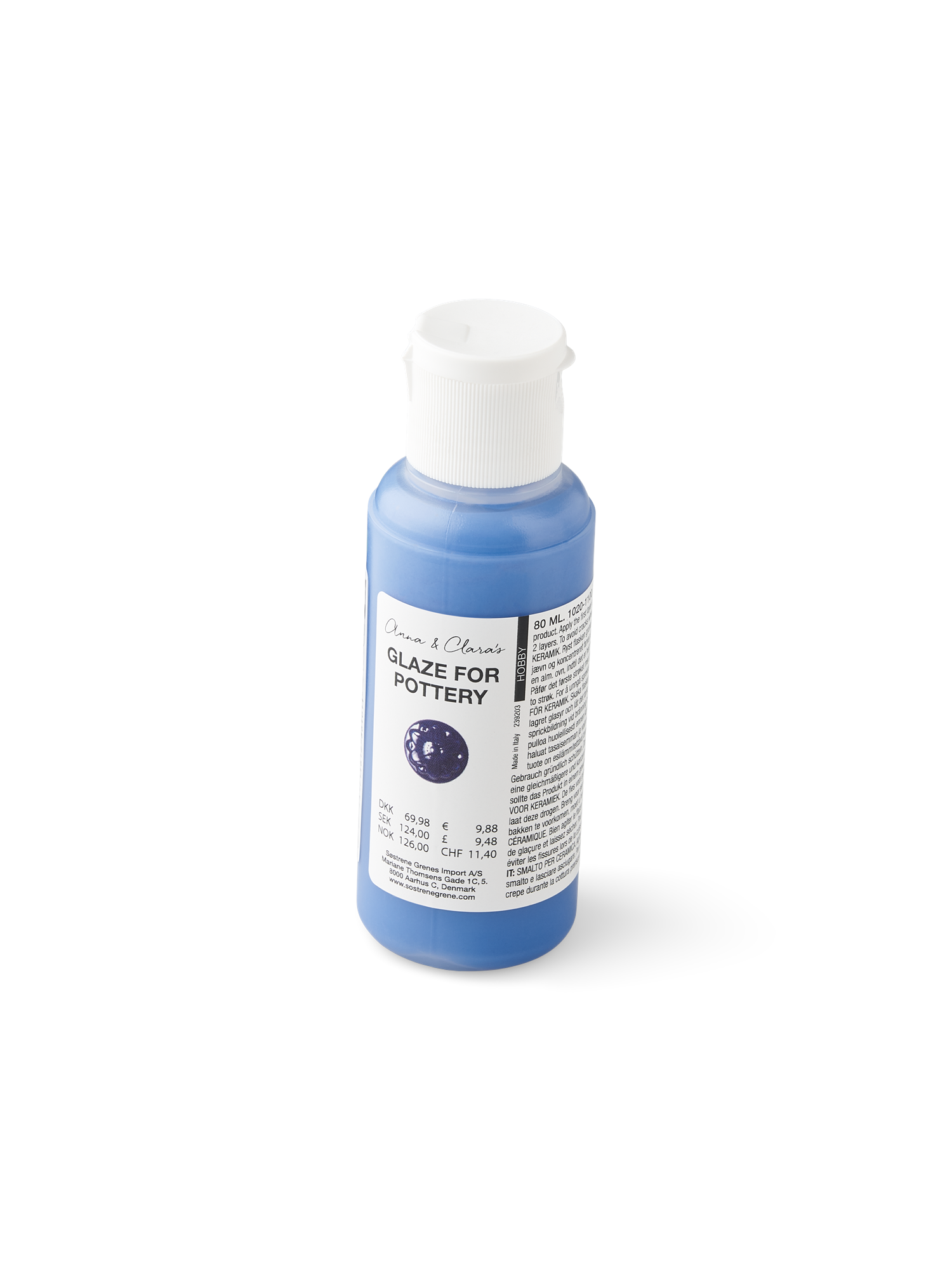Glasur til keramik | 80 ml. | White
