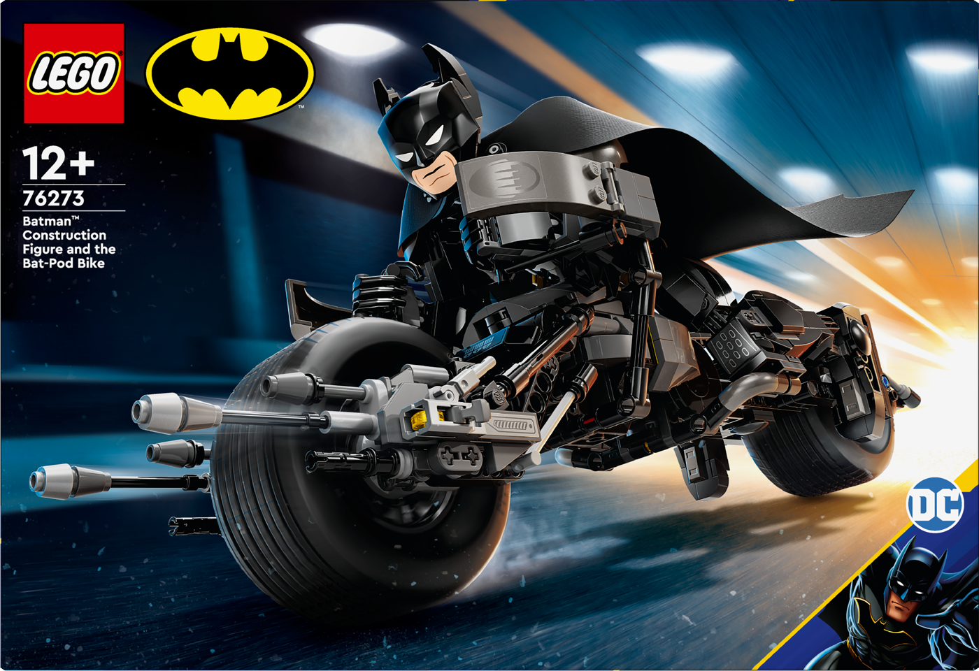 LEGO Super Heroes - Byg selv-figur af Batman™ og Batpod-motorcyklen (76273)
