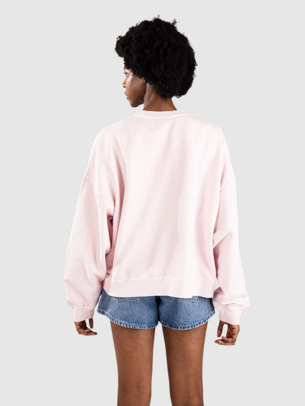 Carhartt WIP Benton Sweater air pink/garment dyed