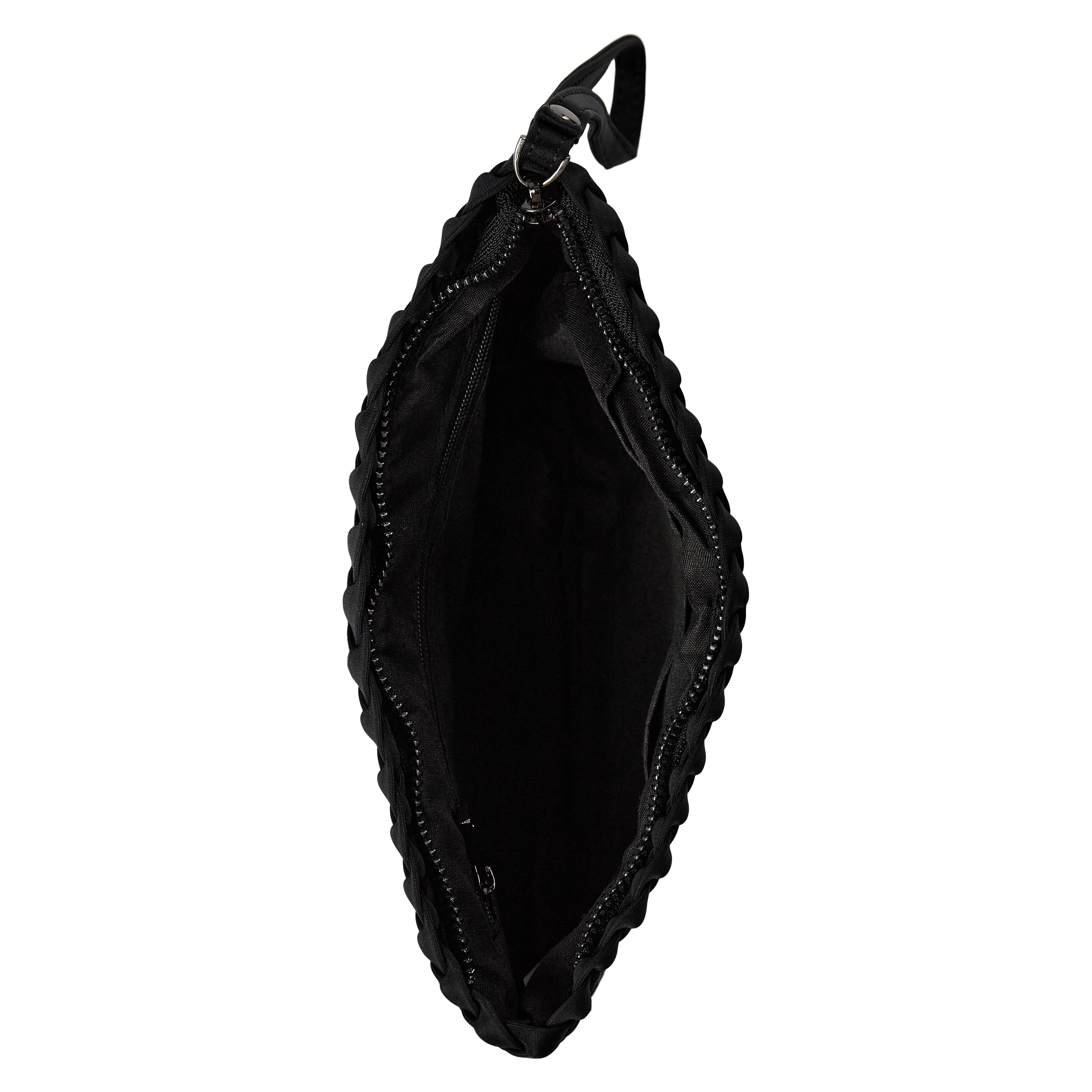 Bahne Accessories  Flettet clutch - sort