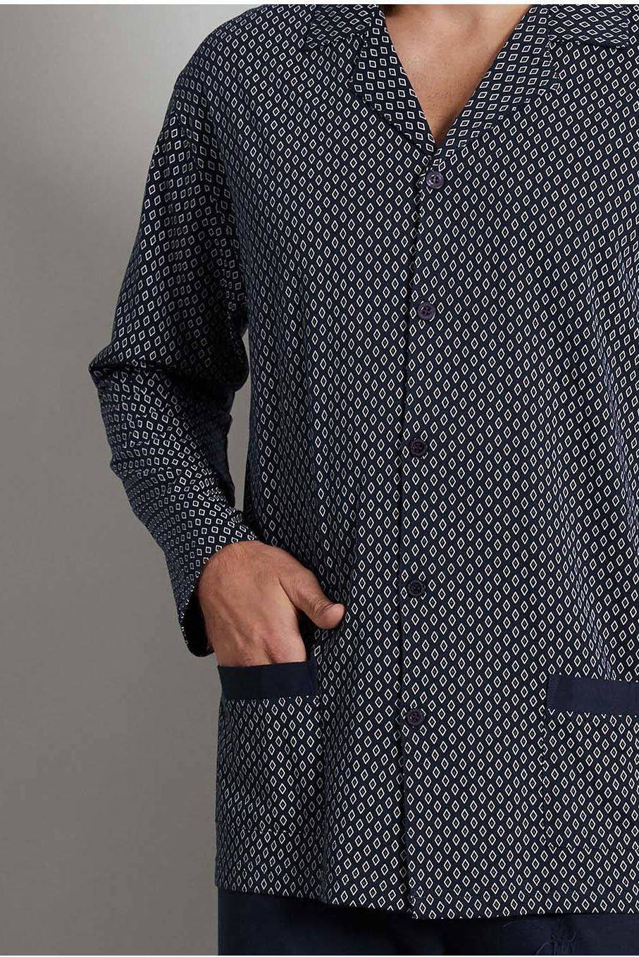 Götzburg pyjama donkerblauw