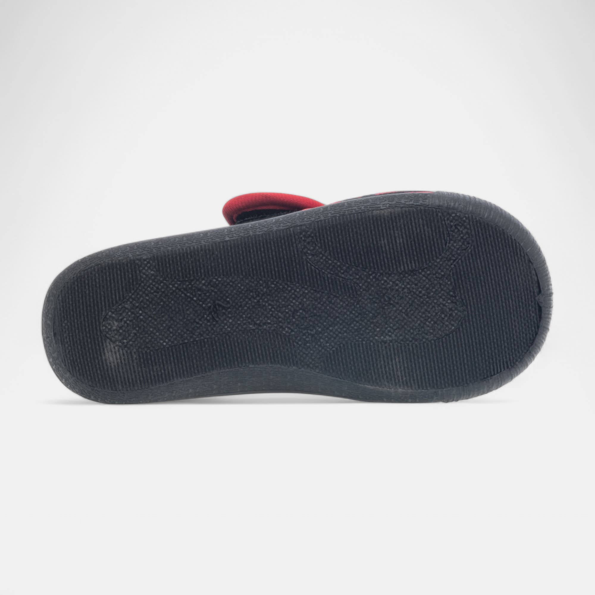 Pantoufles attaches velcros Garçon noir
