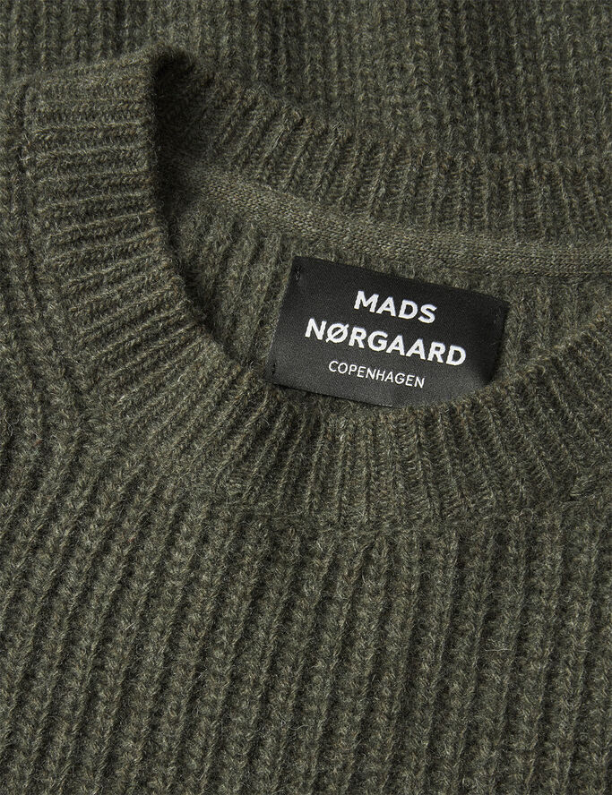Mads Nørgaard - Copenhagen Eco Wool Vilhelm Knit Grøn