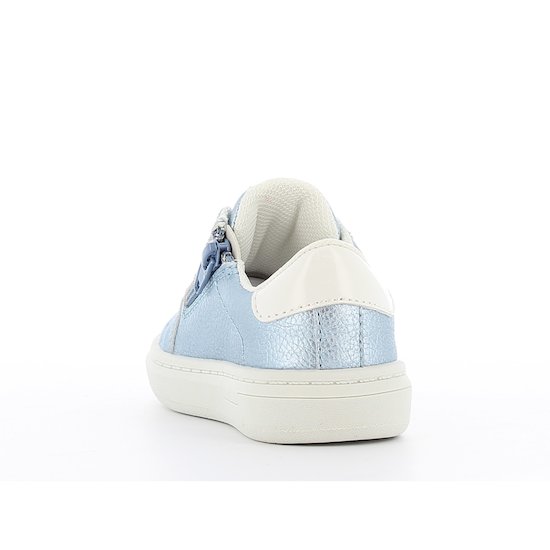 Baskets basses cœurs brillants   Bleu        de               P'tit Bisou premiers pas